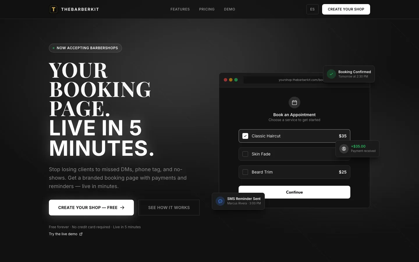 TheBarberKit screenshot